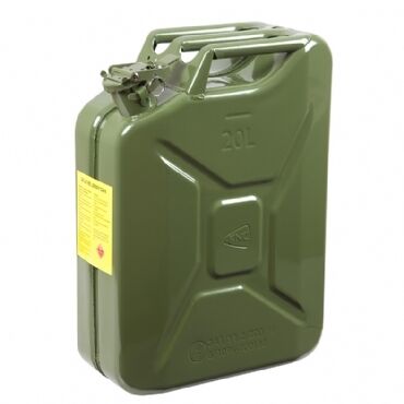 Metal Yakıt Bidonu Yeşil 20Lt