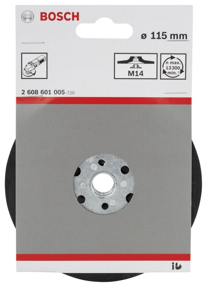 Bosch - 115 mm M14 Fiber Disk için Taban