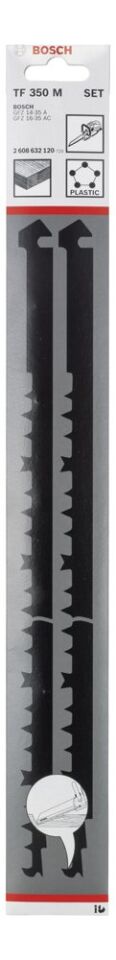 Bosch - 2 Parçalı Tandem Testere Uyumlu HCS Ahşap için Testere Bıçağı Seti TF 350 M