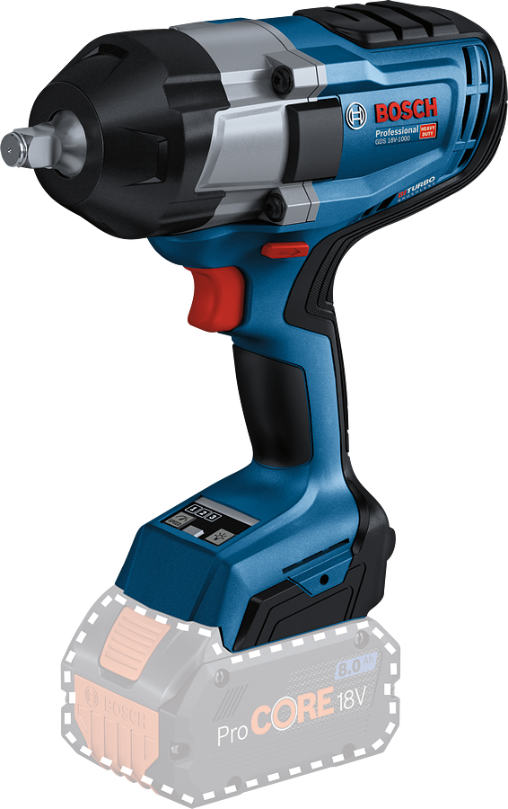 Bosch Professional GDS 18V-1000 (Solo) Akülü Darbeli Somun Sıkma Makinesi