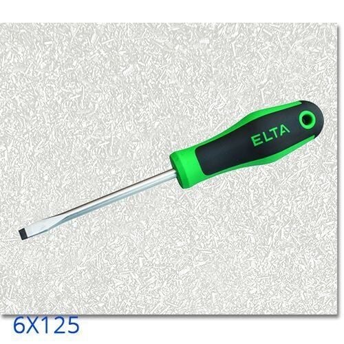 Elta Düz Tornavida Ergonom 6X125