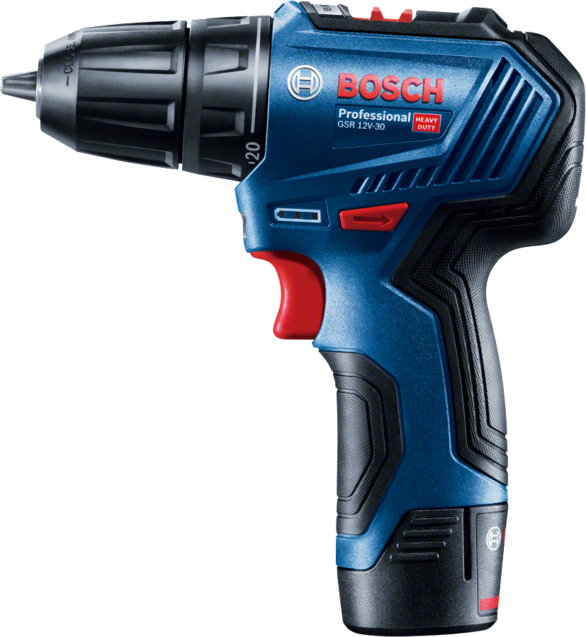 Bosch Professional GSR 12V-30 + 39Parça Vidalama Seti Akülü Delme Vidalama Makinesi