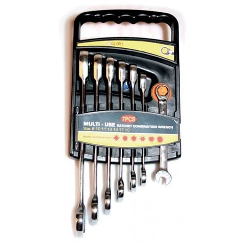 Triple Cırcır Anahtar Takımı Hl9323 7'li Takım