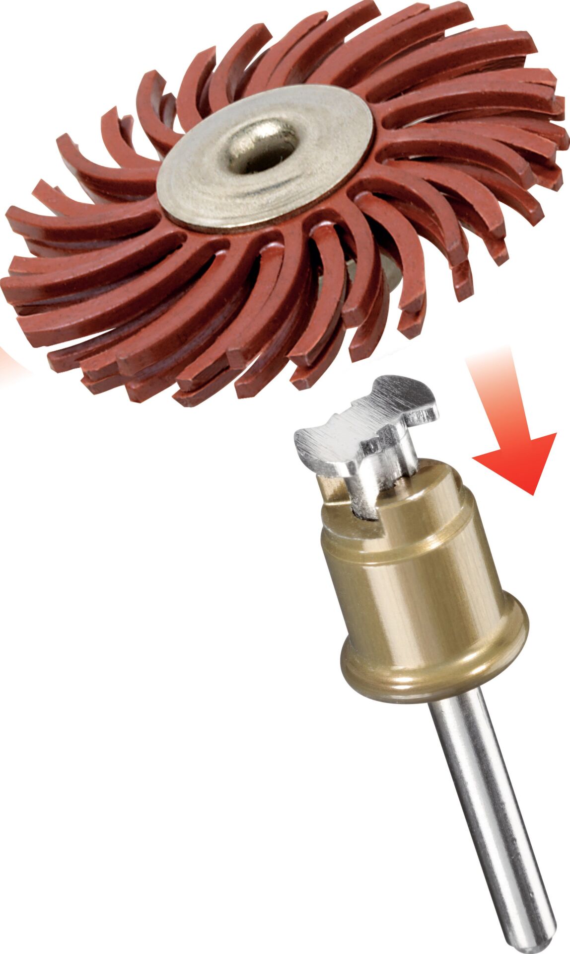 Dremel® EZ SpeedClic: Detay Aşındırıcı Fırça 220 kumlu (473S)