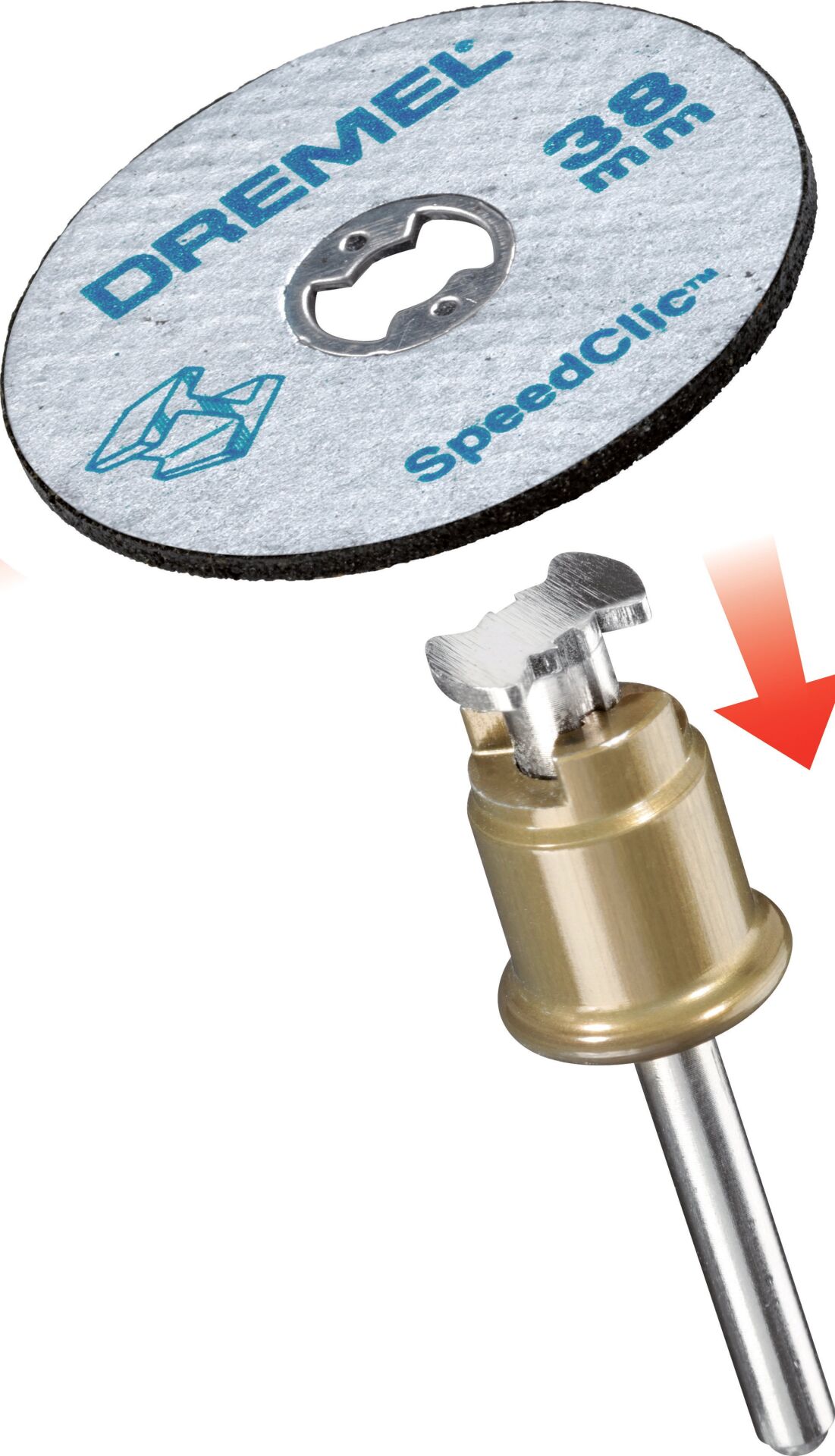 DREMEL® EZ SpeedClic: metal kesme diskleri 12'li paket. (SC456B)