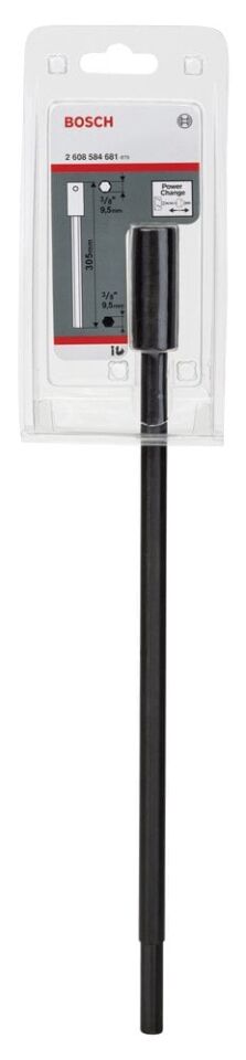 Bosch - Power Change Uzatma Adaptörü 305 mm ve 9,5 mm Şaft Girişli
