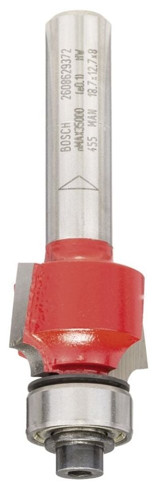 Bosch - Expert Serisi Ahşap İçin Çift Oluklu, Sert Metal Bilye Yataklı Yuvarlama Frezesi 8*3*55mm