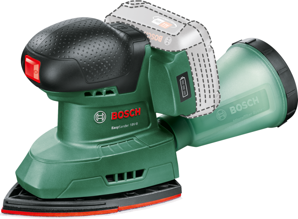 EasySander 18V-8 (Solo) Akülü Zımpara
