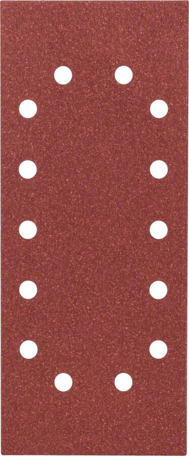 Bosch - Titreşimli Zımpara Kağıdı 10'lu, 115 x 280 mm 80 Kum 14 Delik