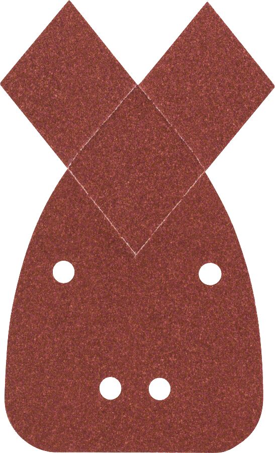 Bosch - Multi Zımpara Kağıdı 5'li, 95 x 135 mm 120 Kum 4 Delik