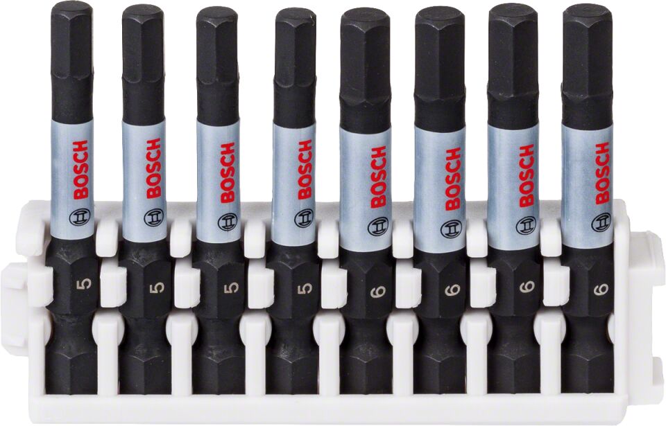 Bosch - Impact Control Serisi Vidalama Ucu 8'li H5x4/H6x4 *50mm