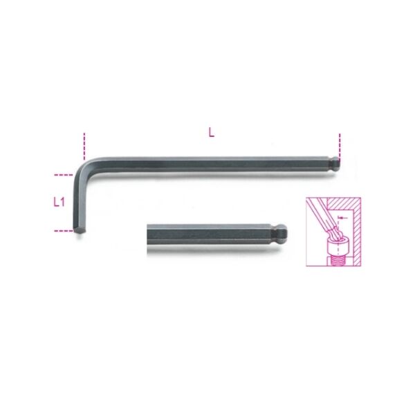 Topuz Başlı Allen 96BP-AS 1/4