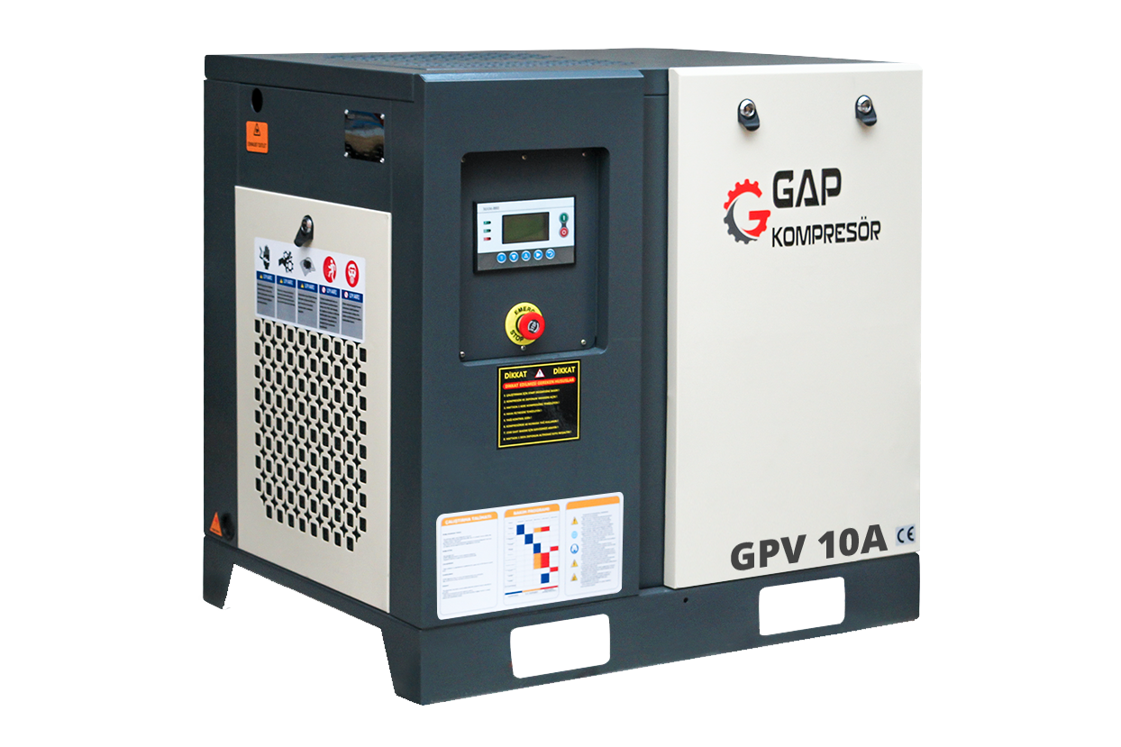 GAP 500 LT 10 Hp Vidalı Hava Kompresörü