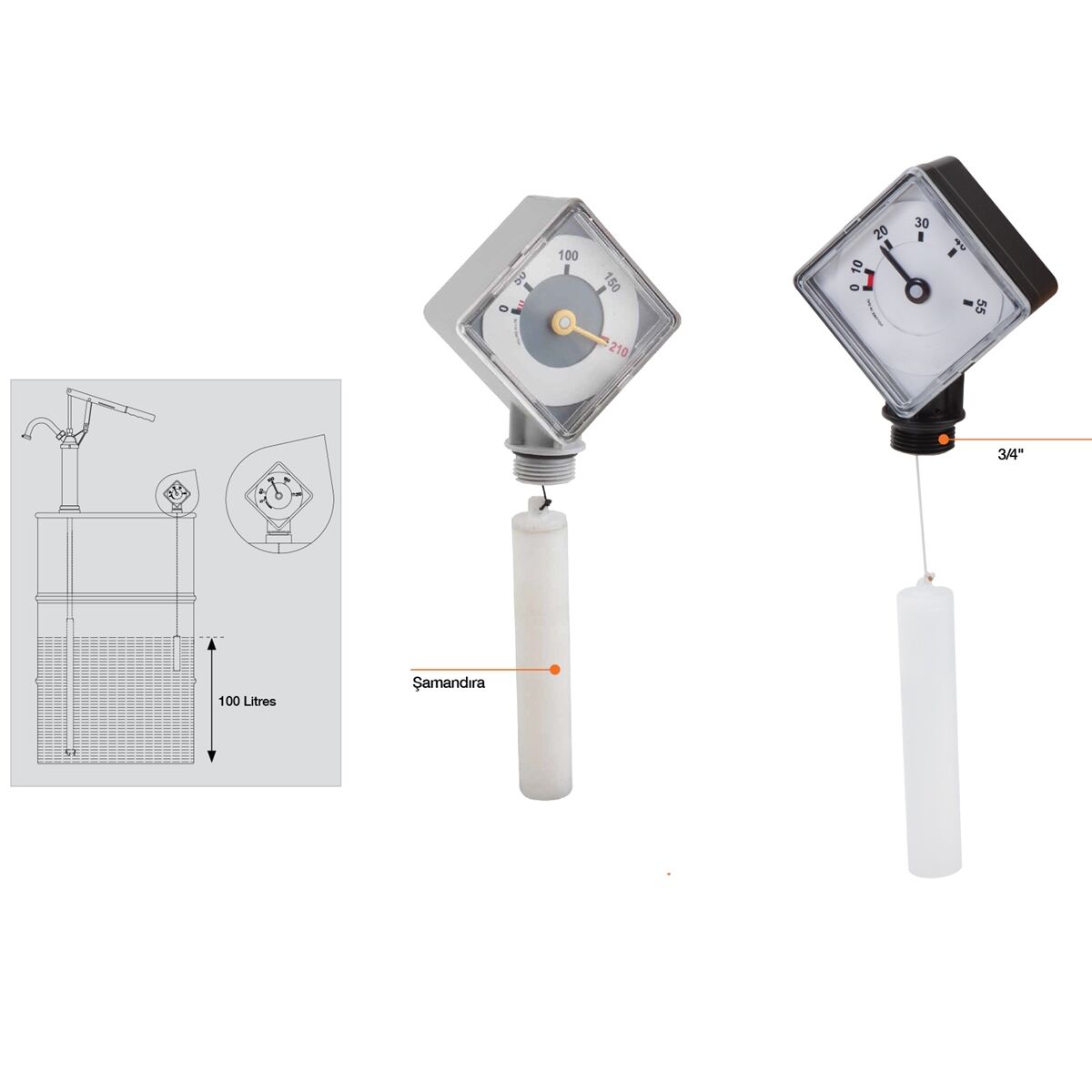 Varil Seviye Göstergesi DLI/3-4/N