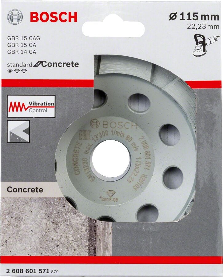 Bosch - Standard Seri Beton İçin Elmas Çanak Disk 115 mm