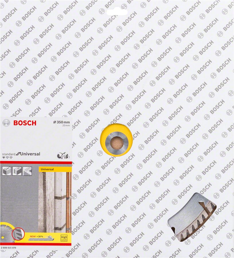 Bosch - Standard Seri Genel Yapı Malzemeleri ve Metal İçin Elmas Kesme Diski 350*20 mm