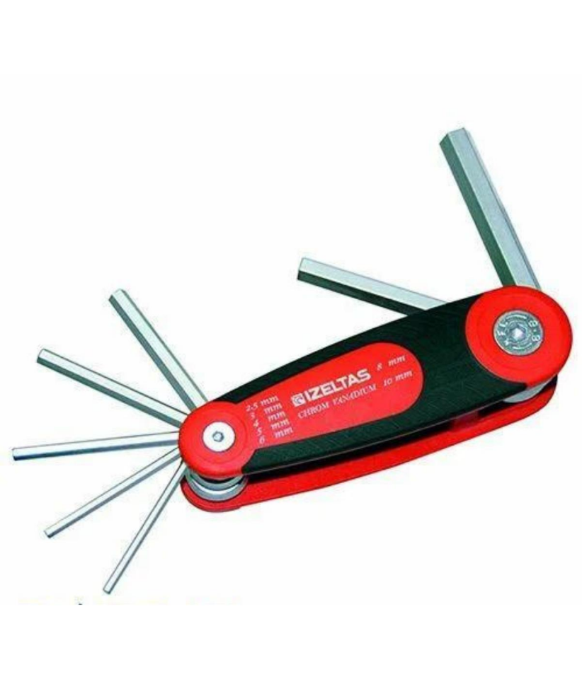 İzeltaş Kaset Allen Anahtar Tk. 7 Li (2,5-10)