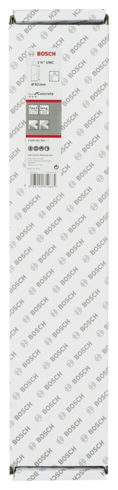 Bosch - Best Serisi Beton İçin 1 1/4'' UNC Girişli Elmas Sulu Karot Ucu 92 mm