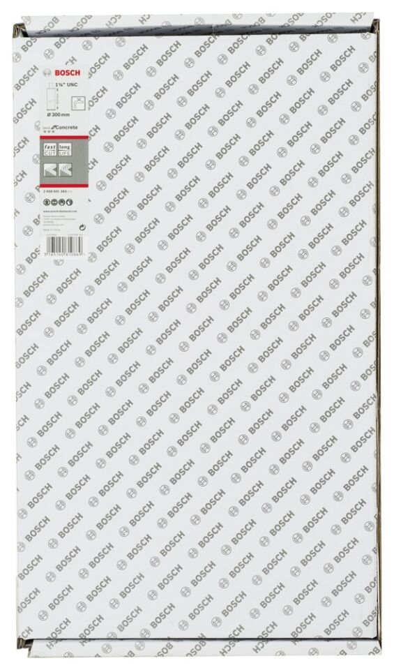 Bosch - Best Serisi Beton İçin 1 1/4'' UNC Girişli Elmas Sulu Karot Ucu 300 mm