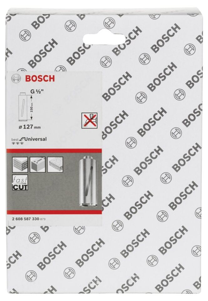 Bosch - Best Serisi G 1/2'' Girişli Kuru Karot Ucu 127*150 mm