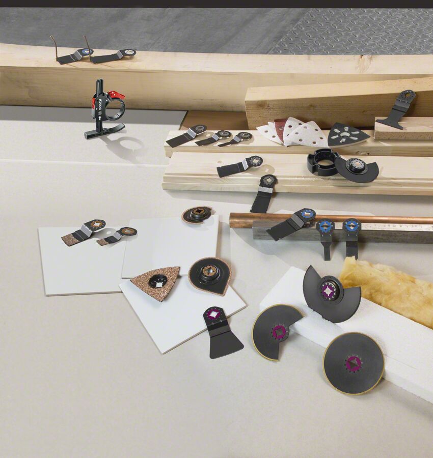 Bosch - Starlock Max - MATI 68 MT4 - Carbide RIFF Zımpara Uçlu Segman Testere Bıçağı 40 Kum Kalınlığı 1'li