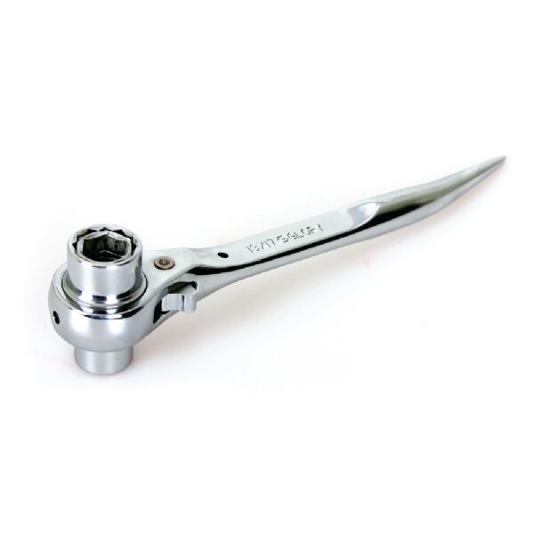 Kazıklı Lokma Cırcır Anahtar Kısa (Dört Ölçü) 10X14 - 13X17