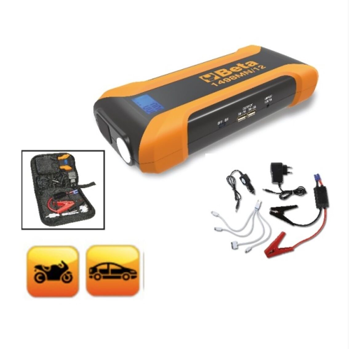 12 V Akü Takviye + Şarj 1498MN/12