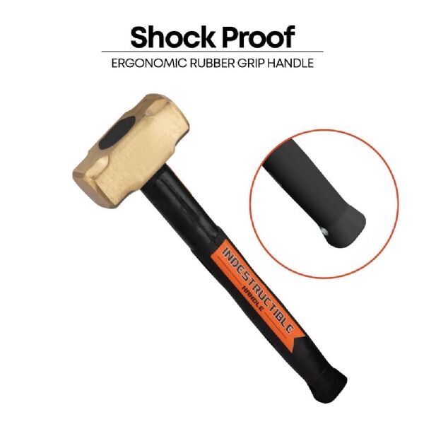 Kırılmaz Saplı Pirinç Balyoz 3,6kg SHID/8/30/BR