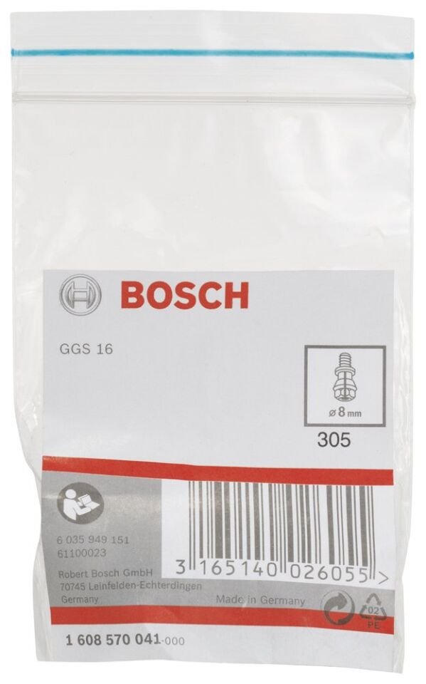 Bosch - GGS 16 Sıkma Somunlu Penset 8 mm