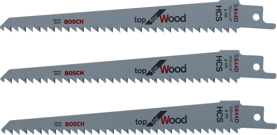 Bosch KEO 3'lü Ahsap bıçak seti