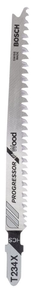 Bosch - Kademeli Artan Dişli Serisi Ahşap İçin T 234 X Dekupaj Testeresi Bıçağı - 25'Li Paket
