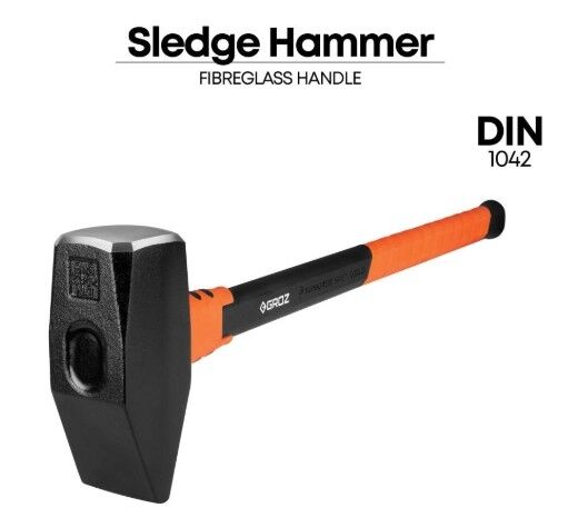 Fiber Saplı Sivri Balyoz 5 Kg DIN1042