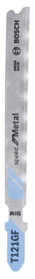 Bosch - Hızlı Kesim Serisi Metal İçin T 121 GF Dekupaj Testeresi Bıçağı - 3'Lü Paket