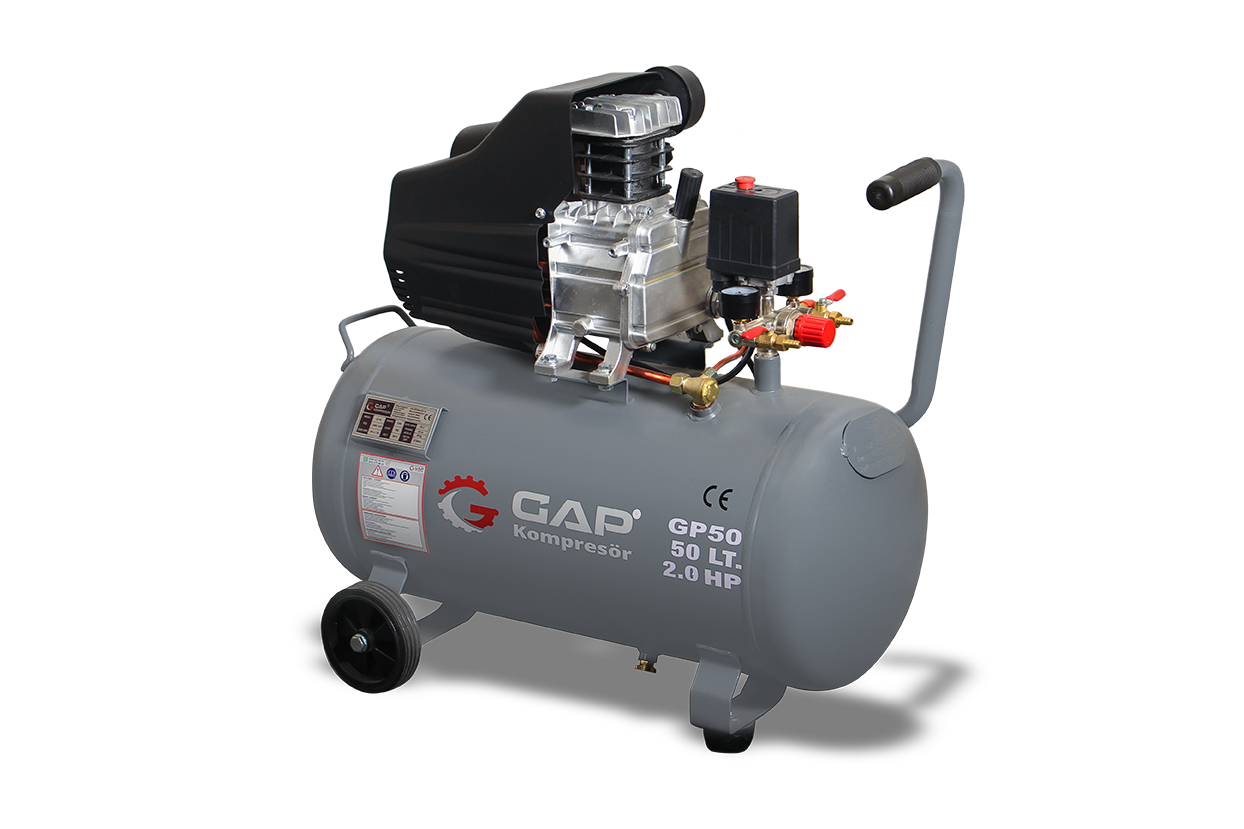 GAP 50 Lt 8 Bar 2 Hp Pistonlu Hava Kompresörü
