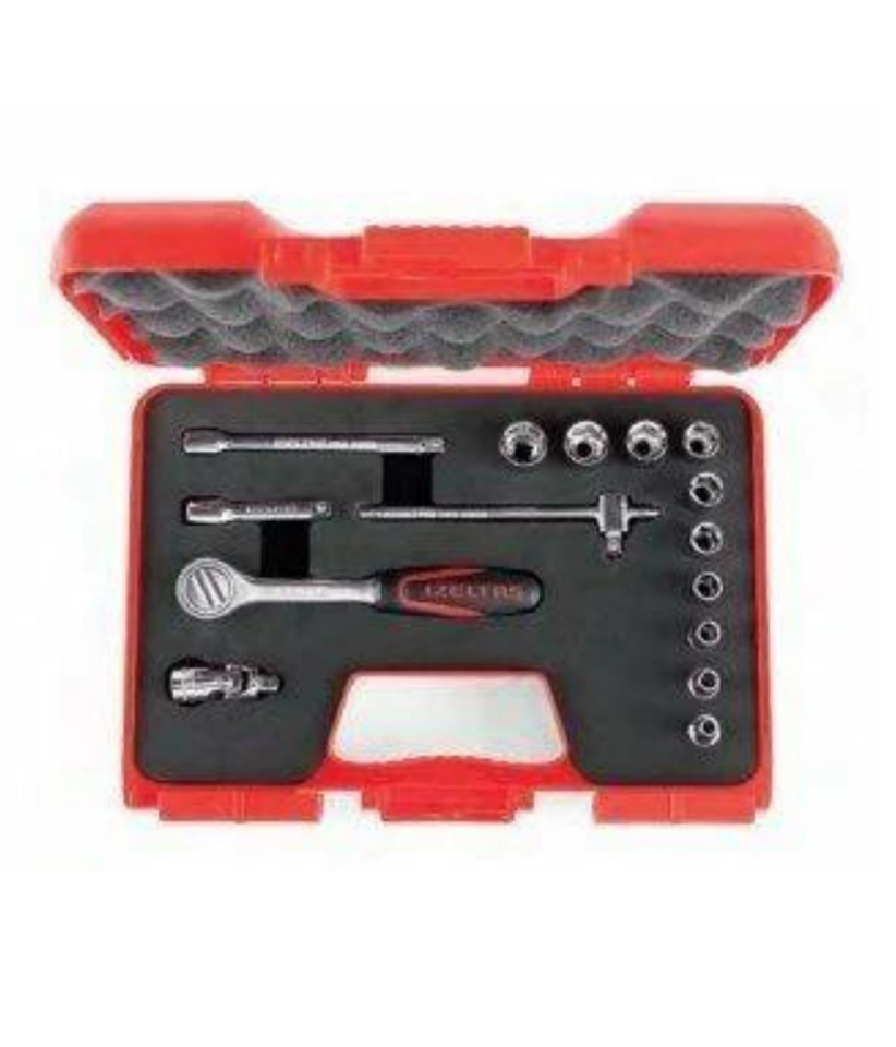 İzeltaş 1/4 Altı Köşe Lokma Anahtar Takımı 15 Parça