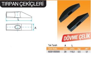 Tek Taraflı Tırpan Çekici 500 gr
